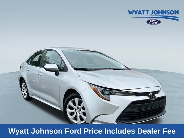 Classic Silver Metallic 2024 Toyota Corolla LE FWD Sedan Front-Wheel Drive Continuously Variable Transmission