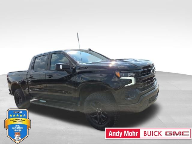Black 2022 Chevrolet Silverado 1500 Pickup Truck Four-Wheel Drive Automatic