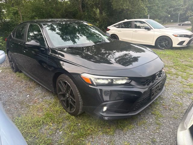 Crystal Black Pearl 2024 Honda Civic Hatchback Hatchback Front-Wheel Drive Continuously Variable Transmission