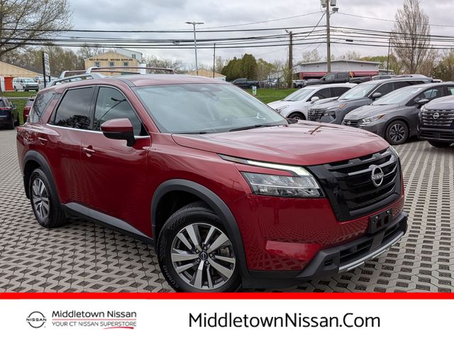 Red (Scarlet Ember Tintcoat) 2023 Nissan Pathfinder SL 4WD SUV / Crossover All-Wheel Drive 9-Speed Automatic