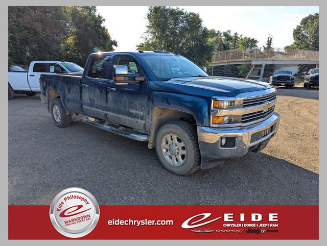 Deep Ocean Blue Metallic 2015 Chevrolet Silverado 3500HD Pickup Truck Four-Wheel Drive 6-Speed Automatic