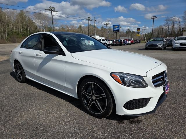 White 2017 Mercedes-Benz C-Class C 300 4MATIC Sedan All-Wheel Drive 7-Speed Automatic