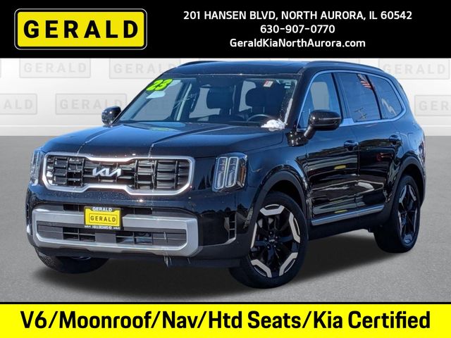 Ebony Black 2023 Kia Telluride S FWD SUV / Crossover Front-Wheel Drive 8-Speed Automatic