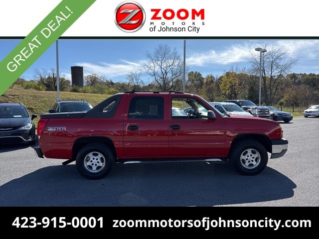 Wildfire Red 2003 Chevrolet Avalanche Pickup Truck Rear-Wheel Drive 4-Speed Automatic Overdrive