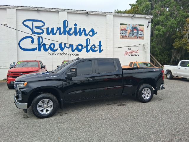 Black 2025 Chevrolet Silverado 1500 Pickup Truck Four-Wheel Drive Automatic