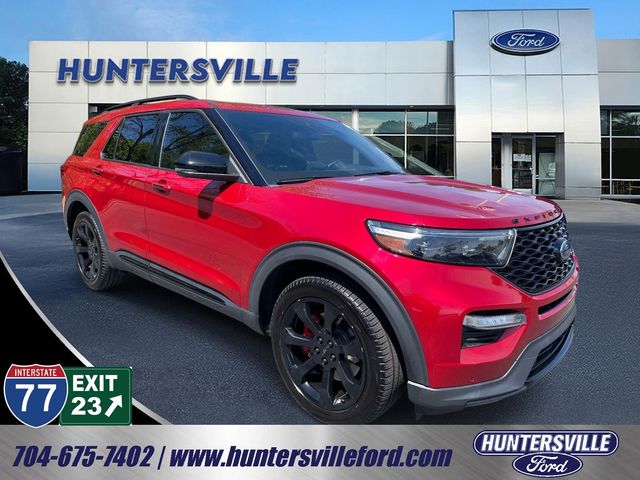 Rapid Red Metallic Tinted Clearcoat 2022 Ford Explorer ST AWD SUV / Crossover All-Wheel Drive Automatic