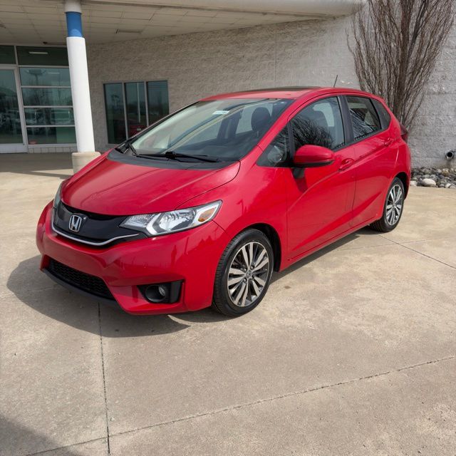 Milano Red 2015 Honda Fit EX Hatchback Front-Wheel Drive Continuously Variable Transmission
