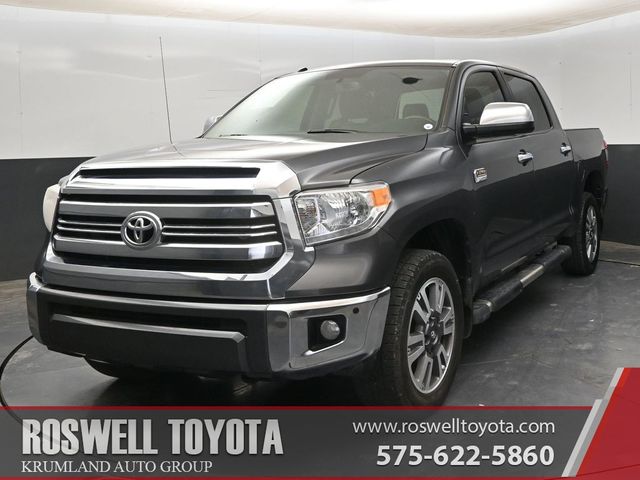 Magnetic Gray Metallic 2016 Toyota Tundra 1794 CrewMax 5.7L FFV 4WD Pickup Truck Four-Wheel Drive 6-Speed Automatic Overdrive