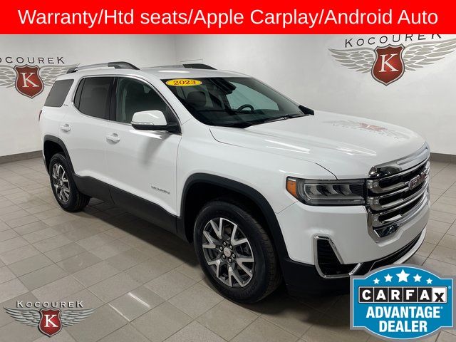 Summit White 2023 GMC Acadia SUV / Crossover Four-Wheel Drive 9-Speed Automatic