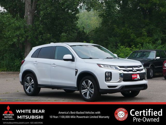 White Diamond 2023 Mitsubishi Outlander Sport SUV / Crossover All-Wheel Drive Continuously Variable Transmission