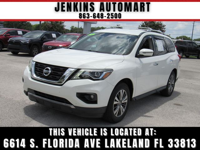 Glacier White 2020 Nissan Pathfinder SUV / Crossover Front-Wheel Drive Continuously Variable Transmission