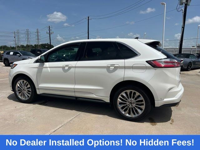 2024 Ford Edge Titanium White at North Houston Mitsubishi