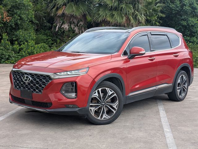 2020 Hyundai Santa Fe Limited Orange at DeMontrond Gulf Freeway