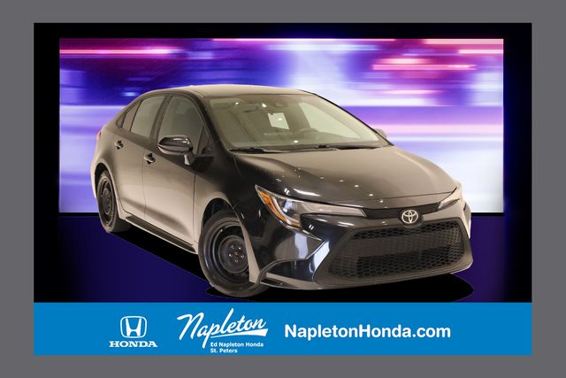 Black Sand Pearl 2022 Toyota Corolla LE FWD Sedan Front-Wheel Drive Continuously Variable Transmission