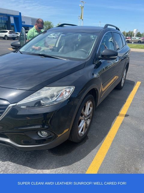 Brilliant Black Clearcoat 2013 Mazda CX-9 Grand Touring AWD SUV / Crossover All-Wheel Drive 6-Speed Automatic