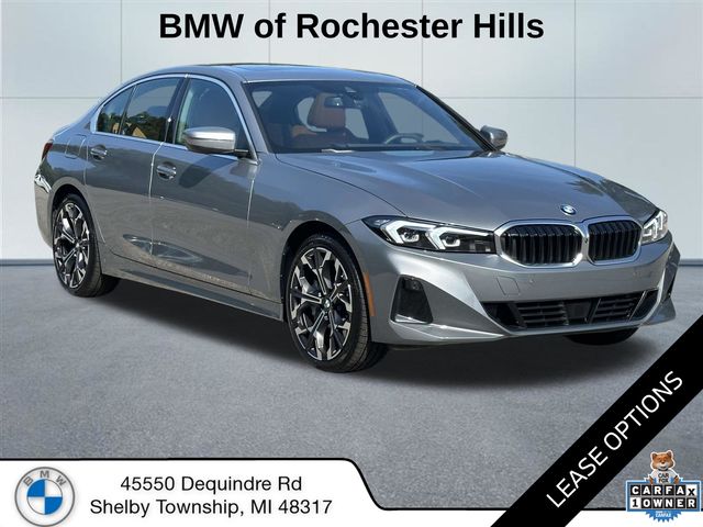 Gray (Skyscraper Grey Metallic) 2026 BMW 3 Series Sedan All-Wheel Drive 8-Speed Automatic