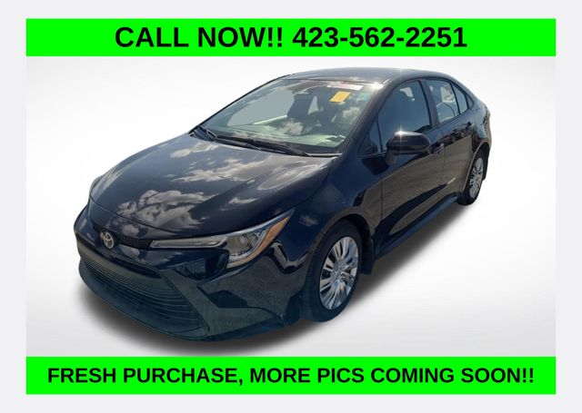 Black 2025 Toyota Corolla LE FWD Sedan Front-Wheel Drive Continuously Variable Transmission