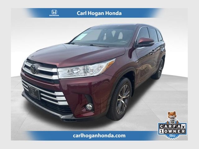 Salsa Red Pearl 2019 Toyota Highlander LE Plus FWD SUV / Crossover Front-Wheel Drive 8-Speed Automatic