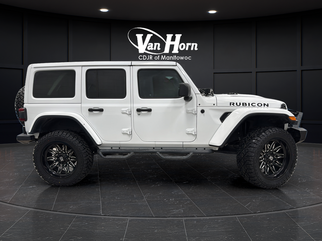 Used 2021 Bright White Clearcoat Jeep Unlimited Rubicon image 8