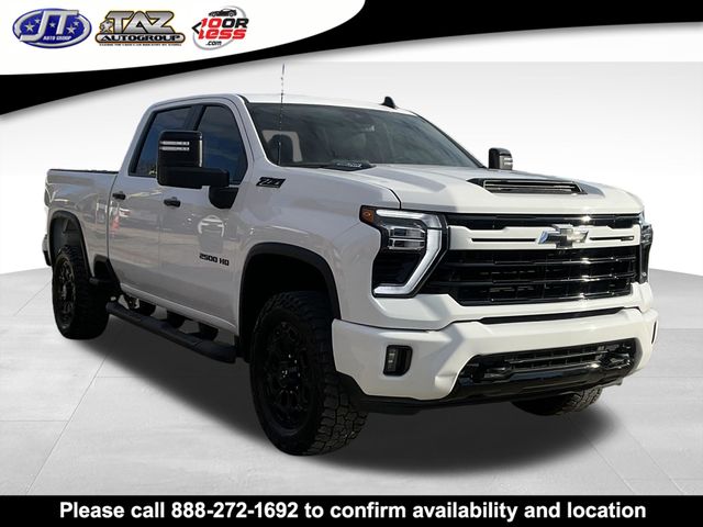 Summit White 2024 Chevrolet Silverado 2500HD LT Crew Cab 4WD Pickup Truck Four-Wheel Drive Automatic
