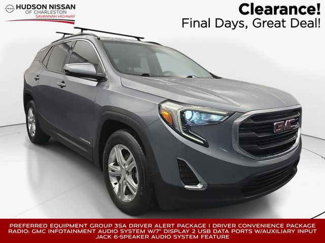 Gray (Satin Steel Metallic) 2019 GMC Terrain SLE SUV / Crossover Front-Wheel Drive 9-Speed Automatic