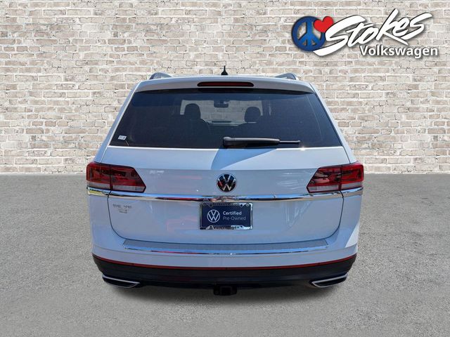 2023 Volkswagen Atlas 3.6L V6 SE w/Technology White at Stokes Volkswagen