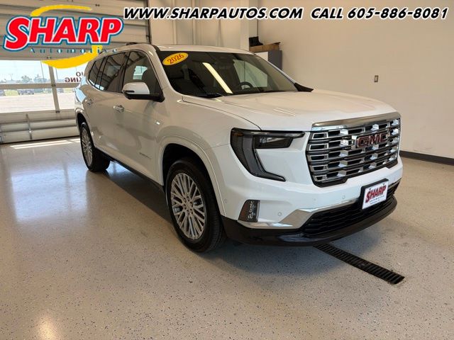 White 2026 GMC Acadia SUV / Crossover Four-Wheel Drive 8-Speed Automatic