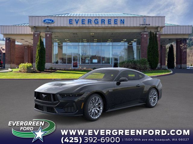 Shadow Black 2026 Ford Mustang GT Premium Fastback RWD Coupe Rear-Wheel Drive Automatic