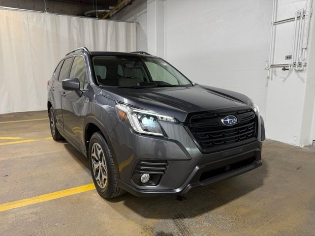Magnetite Gray Metallic 2023 Subaru Forester SUV / Crossover All-Wheel Drive Continuously Variable Transmission