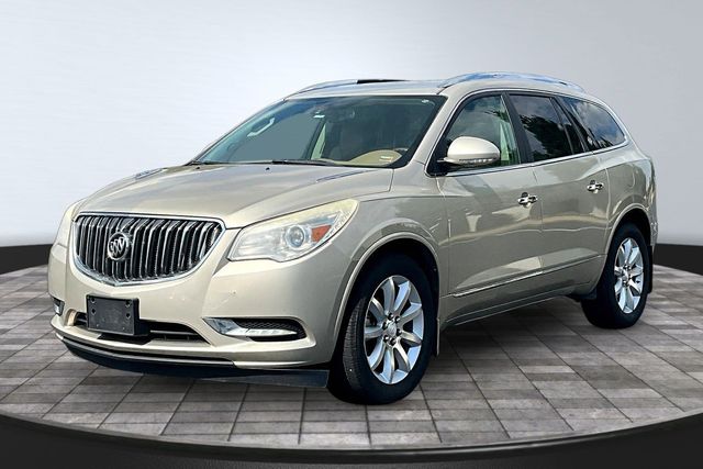 Champagne Silver Metallic 2015 Buick Enclave Premium AWD SUV / Crossover All-Wheel Drive 6-Speed Automatic Overdrive