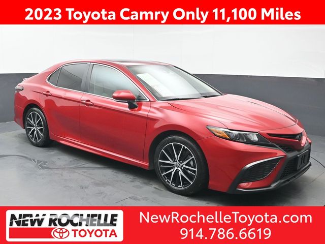 Supersonic Red 2023 Toyota Camry SE AWD Sedan All-Wheel Drive 8-Speed Automatic