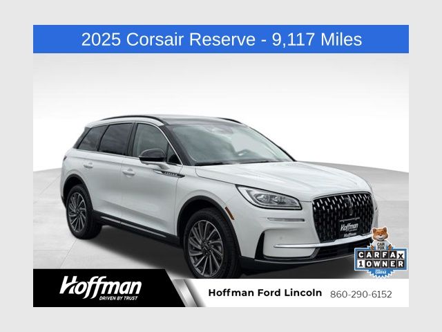 Pristine White Metallic Tri-Coat 2025 Lincoln Corsair SUV / Crossover All-Wheel Drive 8-Speed Automatic