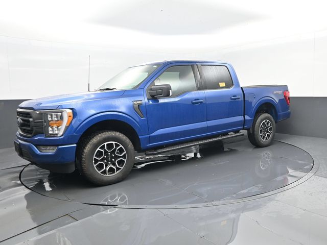 Blue Metallic 2022 Ford F-150 Pickup Truck Four-Wheel Drive Automatic