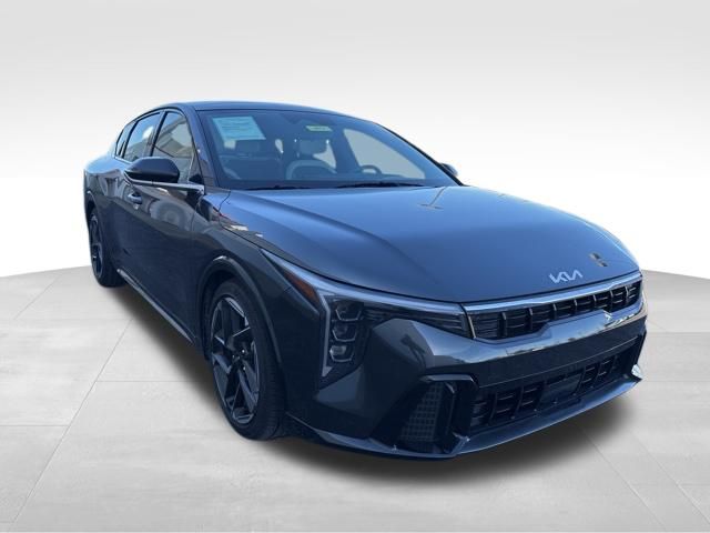 Interstellar Gray 2025 Kia K4 GT-Line FWD Sedan Front-Wheel Drive Continuously Variable Transmission