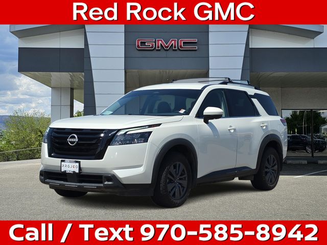 Pearl White Tricoat 2023 Nissan Pathfinder SUV / Crossover All-Wheel Drive 9-Speed Automatic