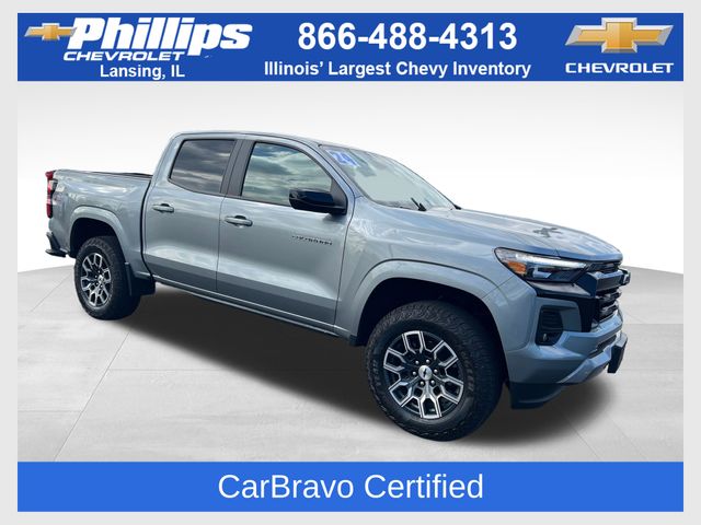 Sterling Gray Metallic 2024 Chevrolet Colorado Pickup Truck Four-Wheel Drive 8-Speed Automatic