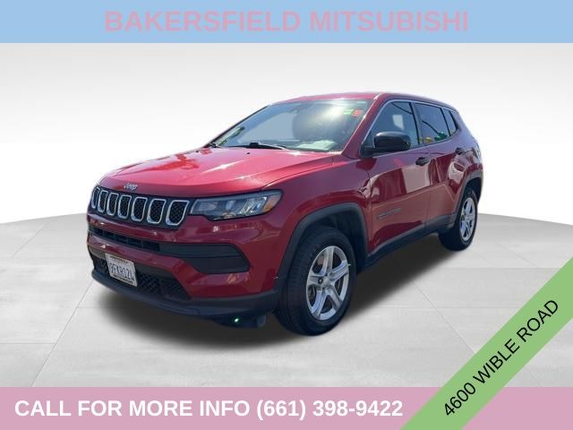 Redline Pearlcoat 2023 Jeep Compass Sport 4WD SUV / Crossover Four-Wheel Drive 8-Speed Automatic