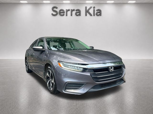 Gray (Modern Steel Metallic) 2021 Honda Insight Sedan Front-Wheel Drive Continuously Variable Transmission
