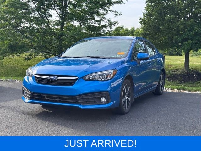 Ocean Blue Pearl 2020 Subaru Impreza 2.0i Premium Sedan AWD Sedan All-Wheel Drive Continuously Variable Transmission