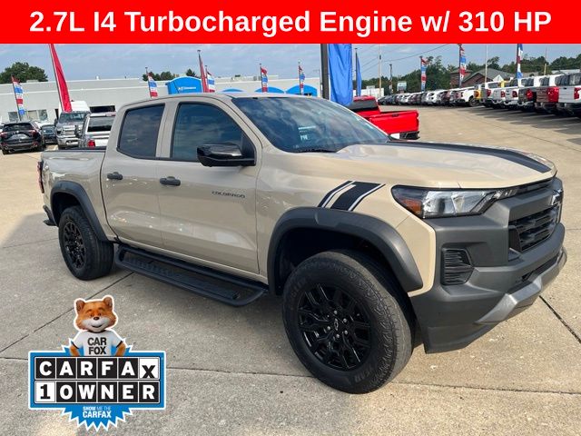Sand Dune Metallic 2024 Chevrolet Colorado Pickup Truck Four-Wheel Drive 8-Speed Automatic