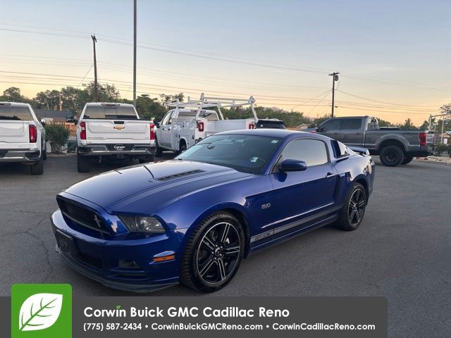 Blue Metallic 2013 Ford Mustang GT Premium Coupe RWD Coupe Rear-Wheel Drive 6-Speed Manual