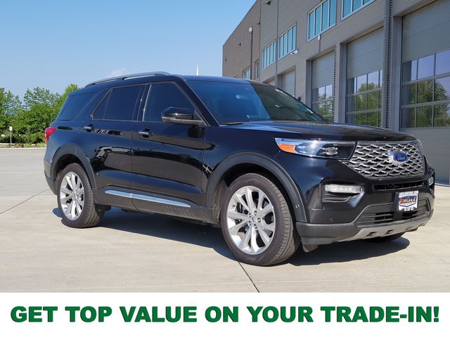 Black Metallic 2023 Ford Explorer SUV / Crossover All-Wheel Drive Automatic