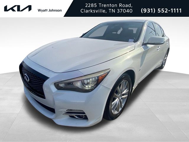 Moonlight White 2014 INFINITI Q50 Sedan All-Wheel Drive 7-Speed Automatic
