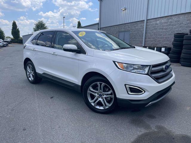 White Platinum Clearcoat Metallic 2017 Ford Edge SUV / Crossover Front-Wheel Drive 6-Speed Automatic