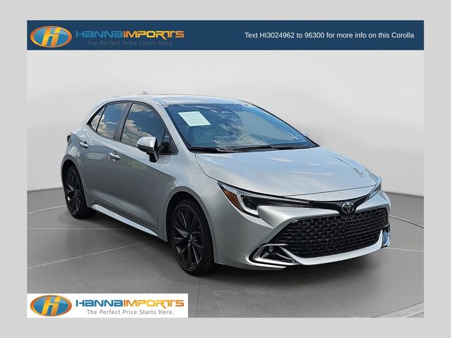 Classic Silver Metallic 2024 Toyota Corolla Hatchback Hatchback Front-Wheel Drive Continuously Variable Transmission