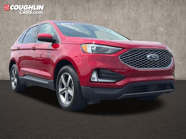 Rapid Red Metallic Tinted Clearcoat 2024 Ford Edge SUV / Crossover All-Wheel Drive 8-Speed Automatic
