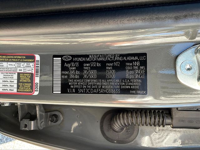 Used 2024 Hyundai Santa Cruz Truck
