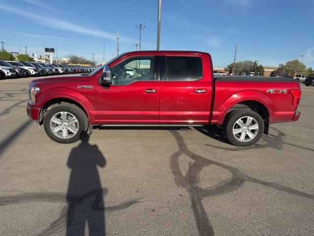 2018 Ruby Red Ford F-150 Platinum 4X4 Truck