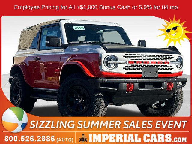Oxford White 2025 Ford Bronco SUV / Crossover Four-Wheel Drive Automatic