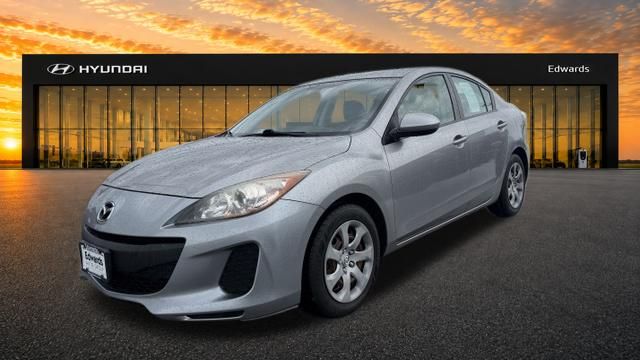 Silver 2012 Mazda MAZDA3 Sedan Front-Wheel Drive 5-Speed Automatic